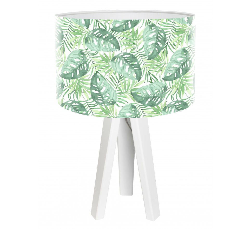 Egzotyczna lampa biurkowa MacoDesign Tropikalne liście
