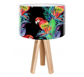 Modna lampa biurkowa MacoDesign Egzotyczna papuga