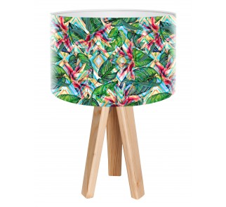 Egzotyczna lampa stołowa MacoDesign Tropikalna moranda