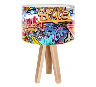 Modna lampa biurkowa MacoDesign Grafitti Style