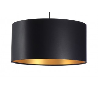 Lateksowa lampa wisząca Macodesign Moon czarno złota z kolekcji Glamour