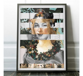 Sandro Botticelli's Flora & Ava Gardner na plakat
