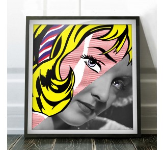 Roy Lichtenstein's Girl with Hair Ribbon & Bette Davis