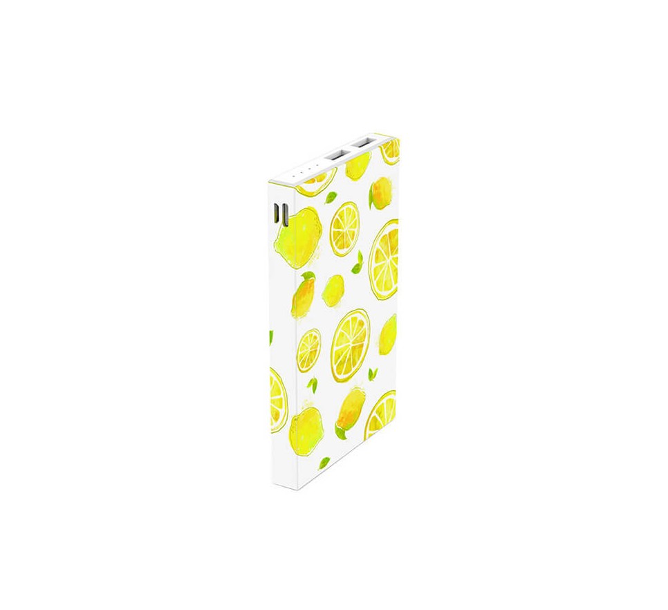 Powerbank Pattern - Lemon