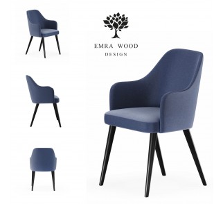 Krzesło PREMIUM KR-9 Tkanina Deluxe Indigo 29