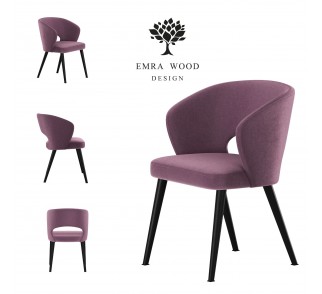 Krzesło PREMIUM KR-8 Tkanina Deluxe Plum 26
