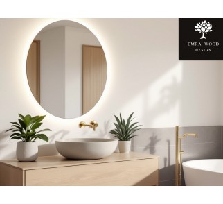 Lustro łazienkowe okrągłe z podświetleniem LED FI50-FI200 cm