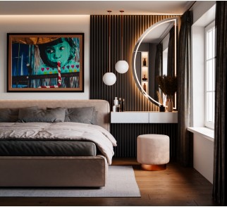 Zestaw luster łazienkowych z podświetleniem - ASTERIA LED