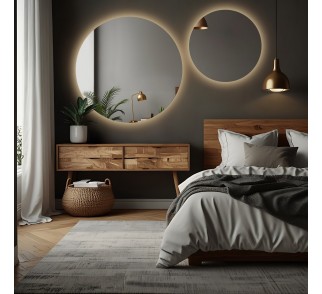Zestaw luster łazienkowych z podświetleniem - ASTERIA LED
