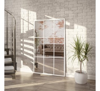 Lustro loft ze szprosami - 6 KWATER - kolor ramy do wyboru