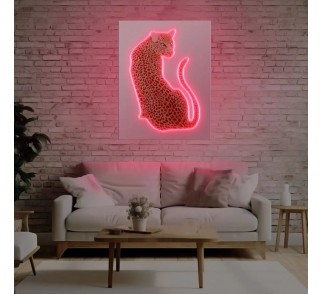 Obraz LED Pink Leopard