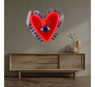 Obraz LED Love Is A Kiss On The Forehead