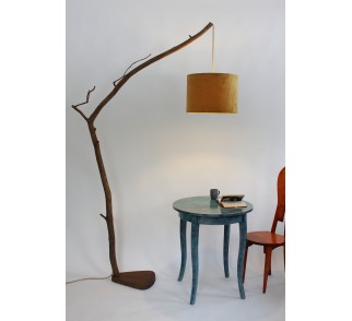 Lampa podłogowa -87- Lampa nad stół, lampa łukowa, regulowana wysokość klosza +/- 25 cm, natura design