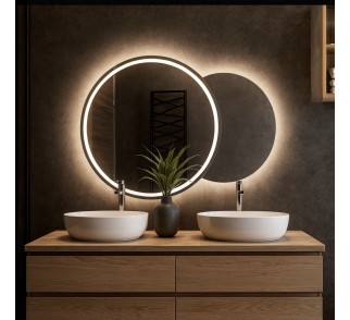 Zestaw luster łazienkowych z podświetleniem - ASTERIA LED