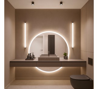 Zestaw luster łazienkowych z podświetleniem - ASTERIA LED