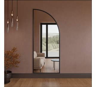 Siedmiokątne lustro w okrągłej ramie - HEPTO Siedmiokątne lustro w okrągłej ramie - HEPTO