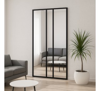 Lustro loft ze szprosami - 6 KWATER - kolor ramy do wyboru Lustro loft ze szprosami - 6 KWATER - kolor ramy do wyboru