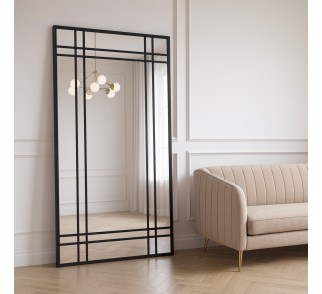 Lustro loft ze szprosami - 6 KWATER - kolor ramy do wyboru Lustro loft ze szprosami - 6 KWATER - kolor ramy do wyboru