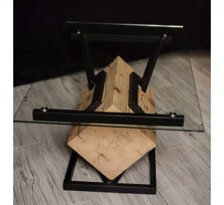 Stolik ze szklanym blatem Stolik ze szklanym blatem