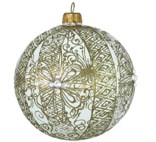 Kula nylonka złota koronka Fi100 Kula nylonka złota koronka Fi100