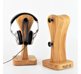 Stojak na słuchawki "IT 5", Złoty dąb, akcesoria komputerowe
