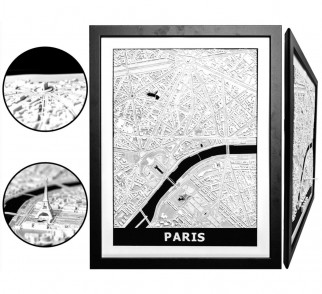 Obraz 3D - Paryż - 3DCT Obraz 3D - Paryż - 3DCT