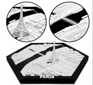 Makieta dekoracyjna - Paryż - 3DCT Makieta dekoracyjna - Paryż - 3DCT