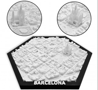 Makieta dekoracyjna - Barcelona - 3DCT Makieta dekoracyjna - Barcelona - 3DCT