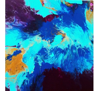 obraz abstrakcja bez nazwy 40x50 cm, akryl