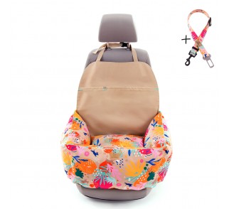 "Ero Soft" Fotelik Samochodowy Dla Psa Hau are you summer Roz. S Z PASEM BEZPIECZEŃSTWA